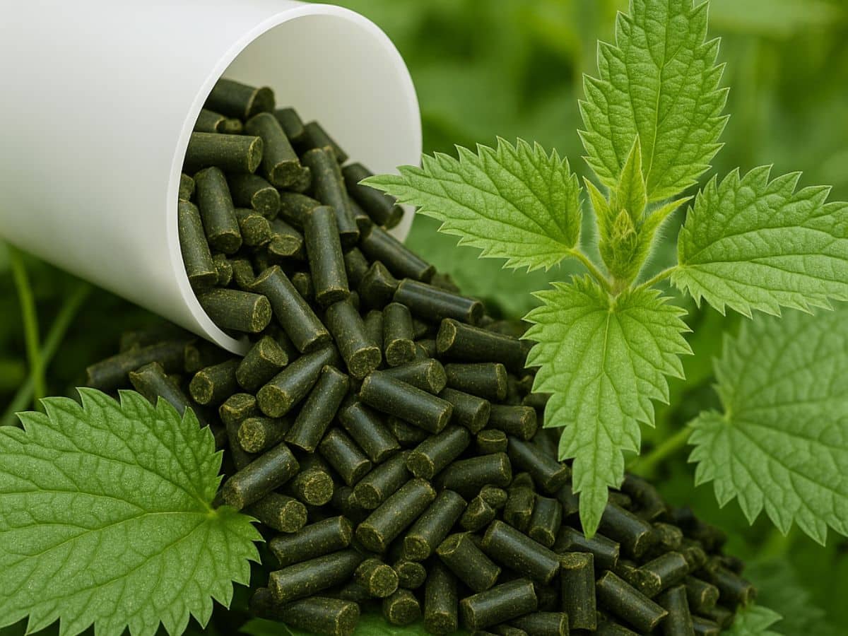 Ortie séchée granulés_au fil de l'ortie